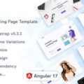 Lezir – Angular 17 Landing Page Template