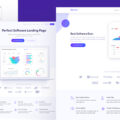 Software & SaaS App Landing Page Template — Startly