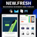 New.Fresh – Responsive email newsletter templates